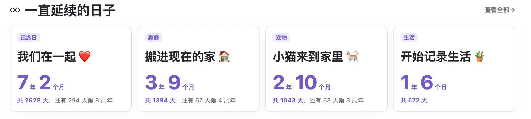 一直延续的日子